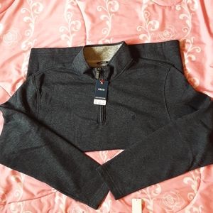 IZOD Mens Long Sleeve Zip-up Sweater XXL